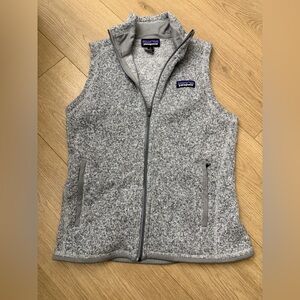 Patagonia Heather Gray better sweater Zip-Up Fleece Vest women’s size small